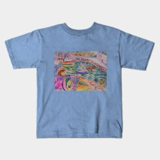 Harbour Window Mevagissey Kids T-Shirt